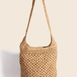 Fame Intricate Braided Hobo Shoulder Bag